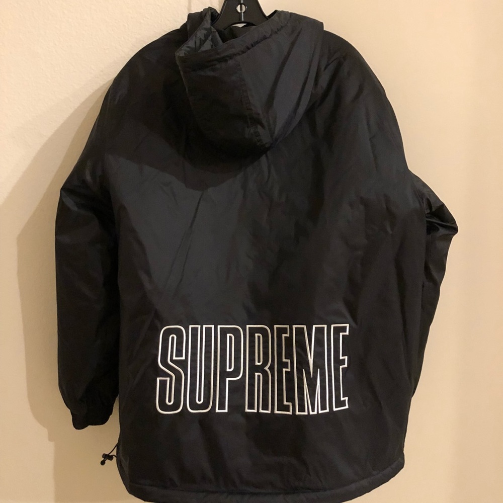 SS18 Supreme X Champion Black Puffer/Parka